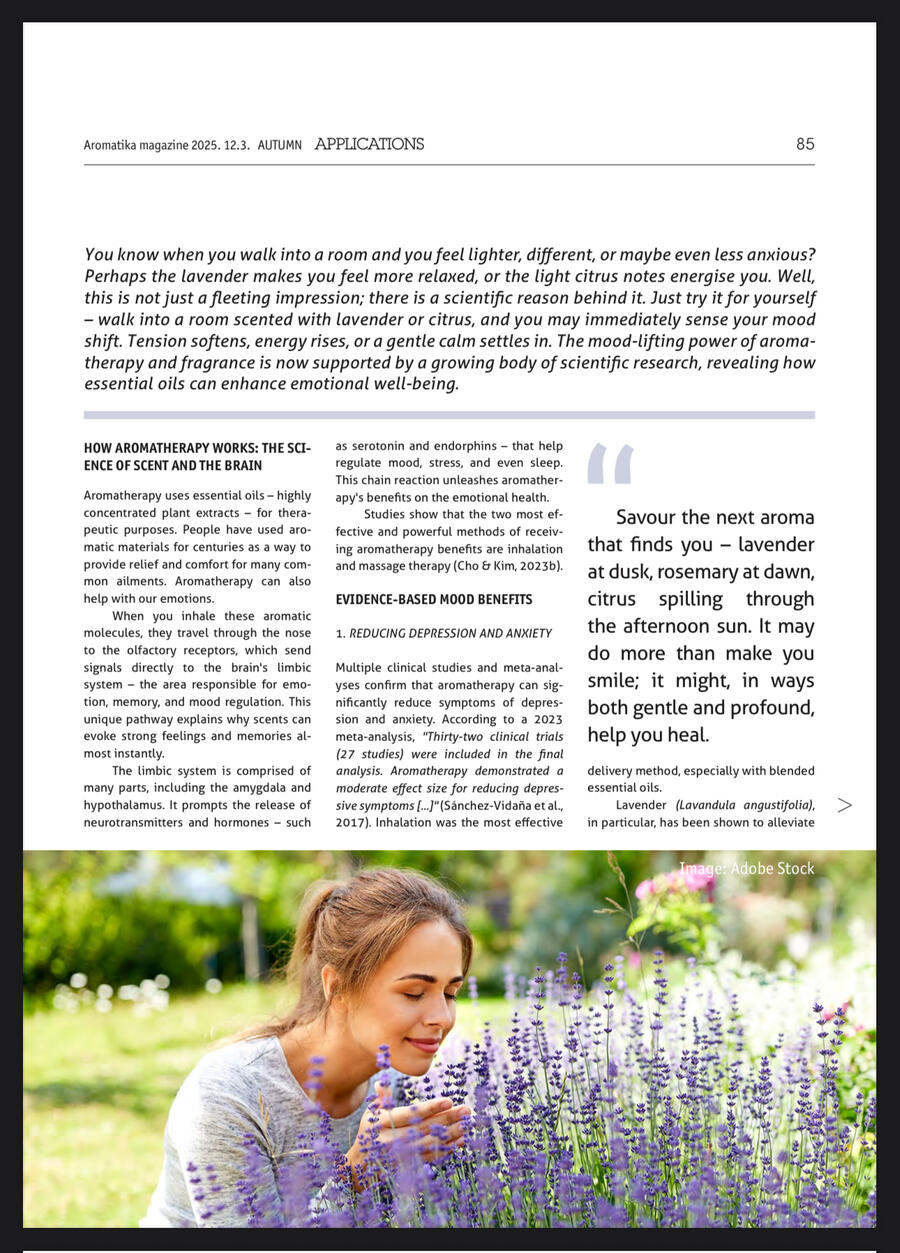 Check Out My 2025 Article In Aromatika Magazine