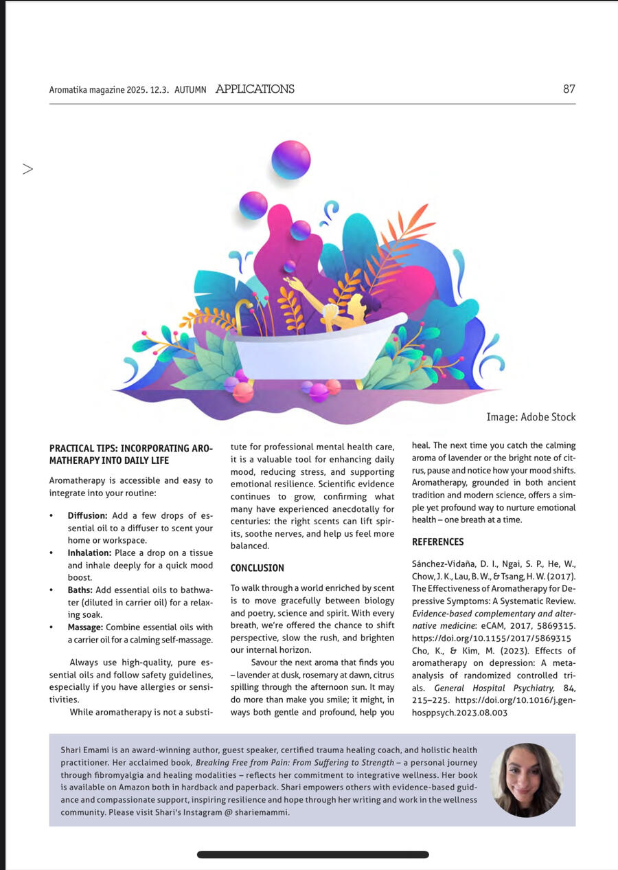 Check Out My 2025 Article In Aromatika Magazine