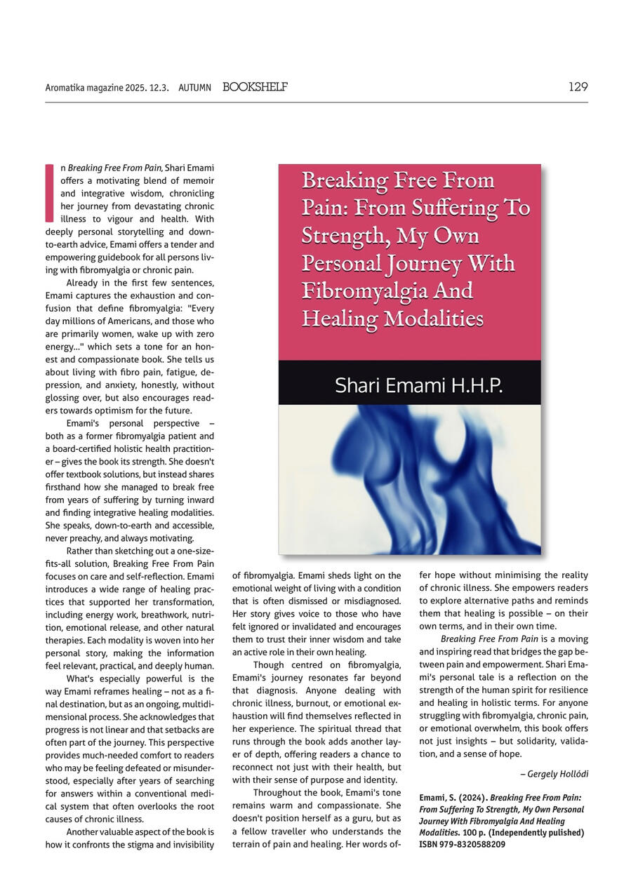 Check Out My 2025 Article In Aromatika Magazine