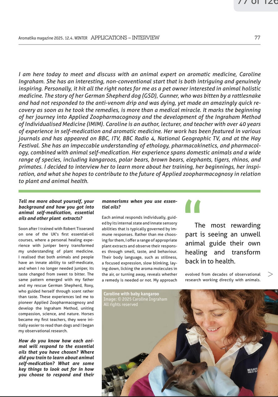 Check Out My 2025 Article In Aromatika Magazine