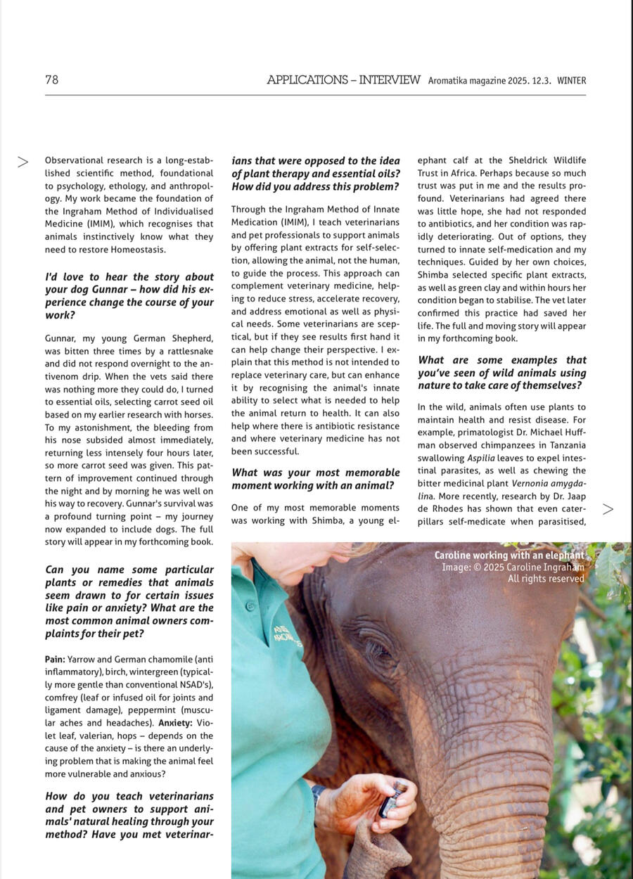 Check Out My 2025 Article In Aromatika Magazine