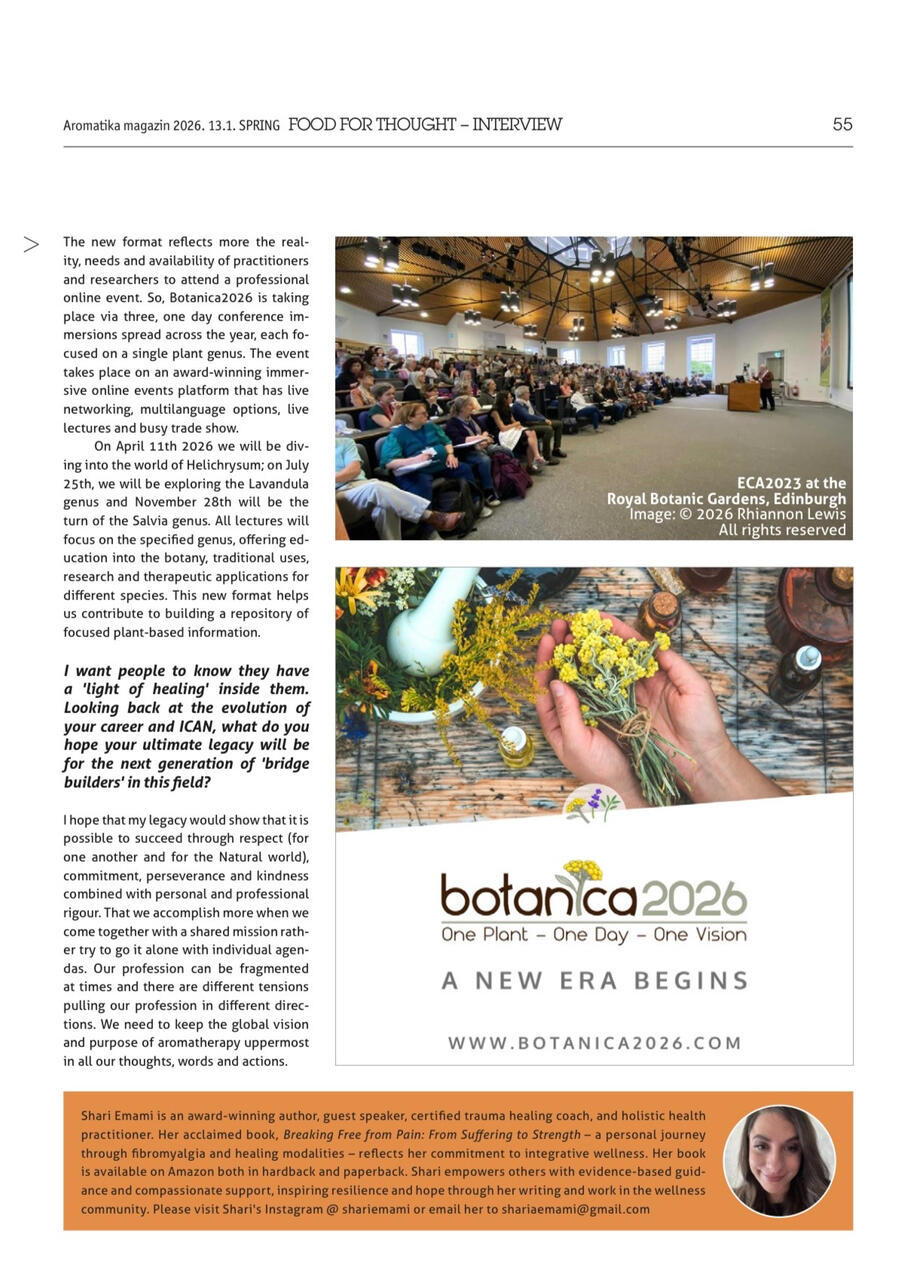 Check Out My 2025 Article In Aromatika Magazine